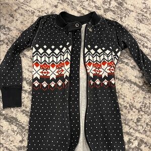 Black and White Patterned Fair Isle PJs Hanna Andersson